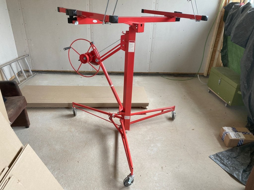 Platenlift (oa gipsplaten plafond), Ophalen, Zo goed als nieuw, Handmatig