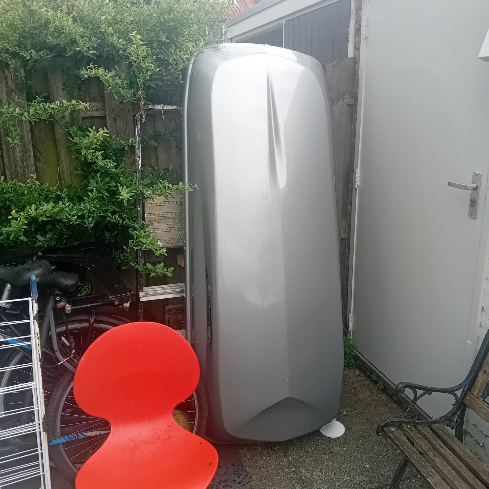 Hapro Carver 6.4 Dakkoffer - Zilver, Auto diversen, Dakkoffers, Ophalen of Verzenden, Gebruikt