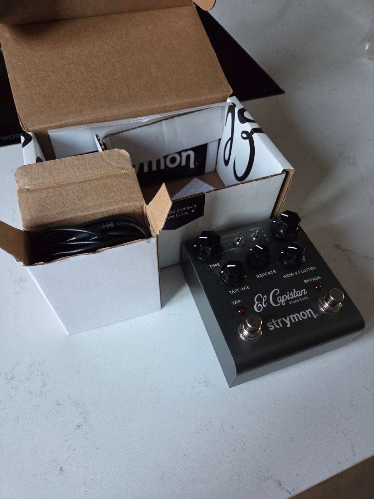 Strymon El Capistan V1 dTape Echo Pedaal, Ophalen of Verzenden, Zo goed als nieuw, Delay of Echo