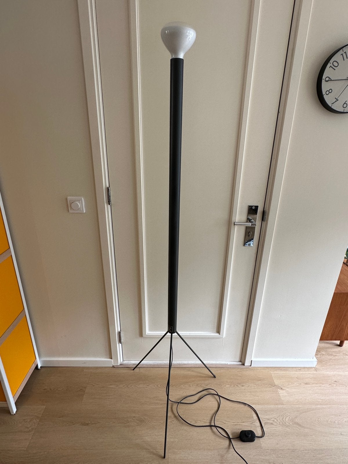 Flos Luminator Vloerlamp - antraciet, E27 fitting, Ophalen, E27 (groot), Zo goed als nieuw, Metaal