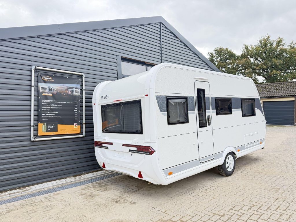 Hobby On Tour 460 DL 2026 enkele bedden, zw as ,etc, Schokbreker, Standaardzit, Hobby, Bedrijf