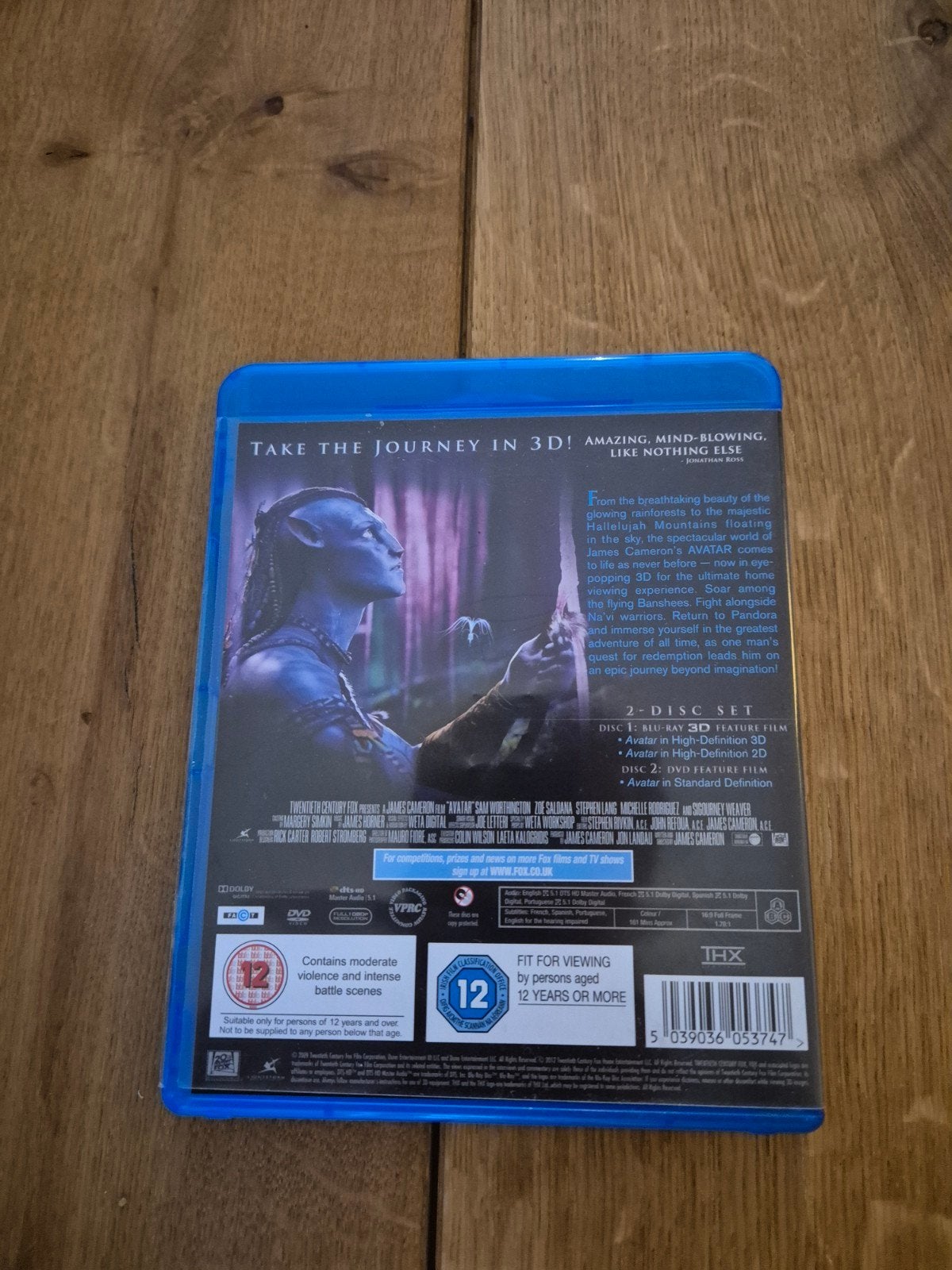 Avatar blue-ray, Ophalen of Verzenden, Zo goed als nieuw