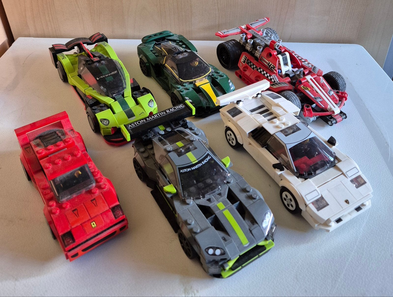 Lego Speed Champions en Technic Racewagen - 6 stuks, Ophalen