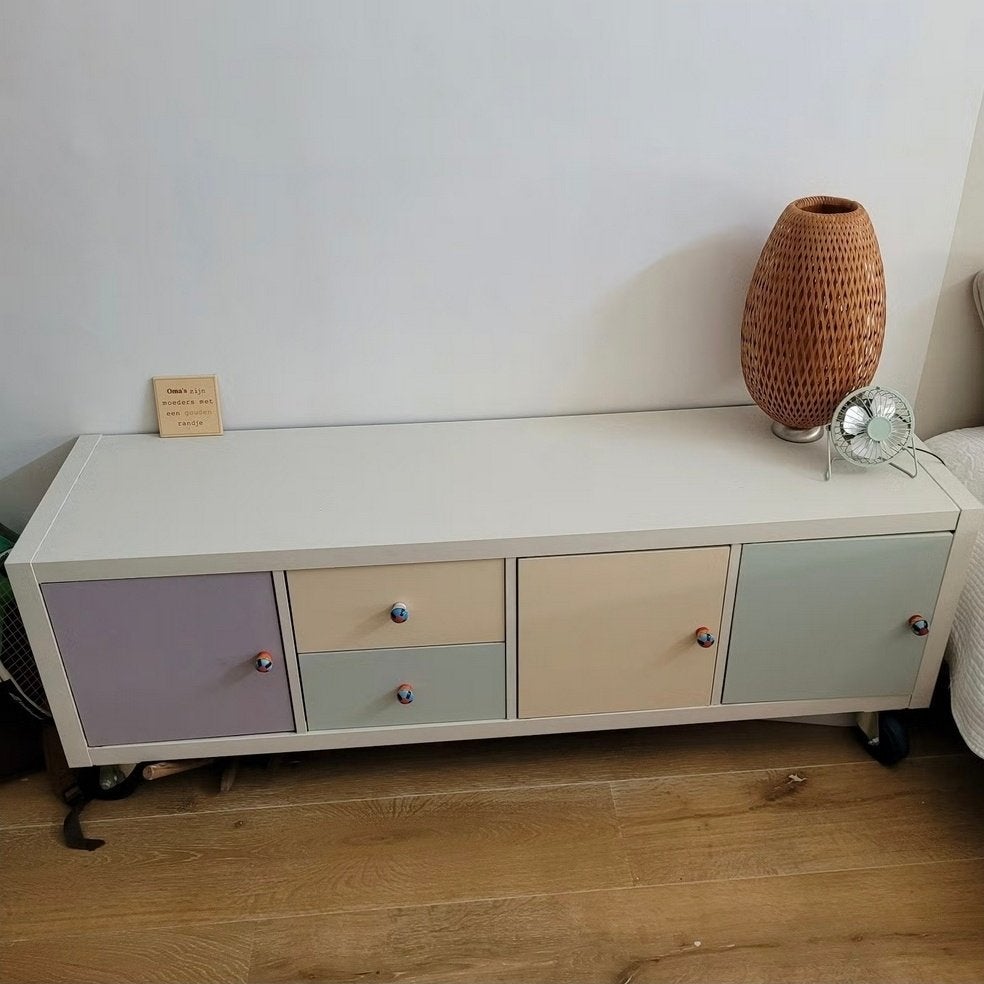 Kallax 4 vaks open kast vakkenkast 4x1 wit Ikea, Huis en Inrichting, Ophalen, 100 tot 150 cm, 5 laden of meer, Zo goed als nieuw