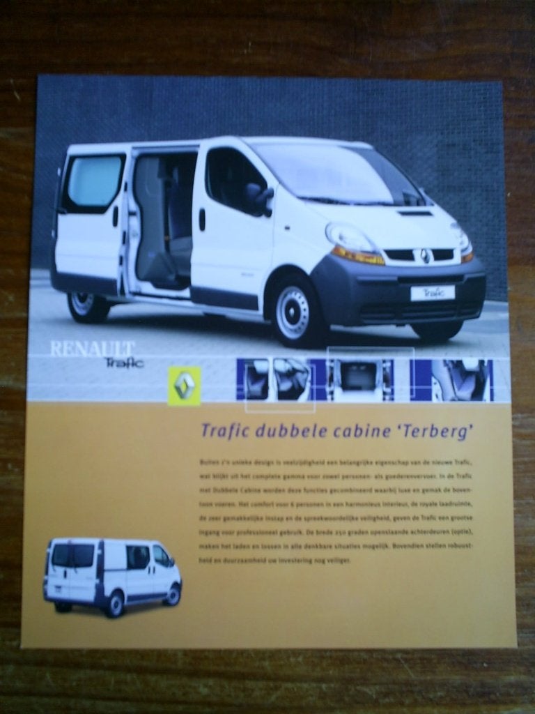 Renault Trafic Dubbele Cabine en Terberg 2002, Ophalen of Verzenden, Zo goed als nieuw, Renault