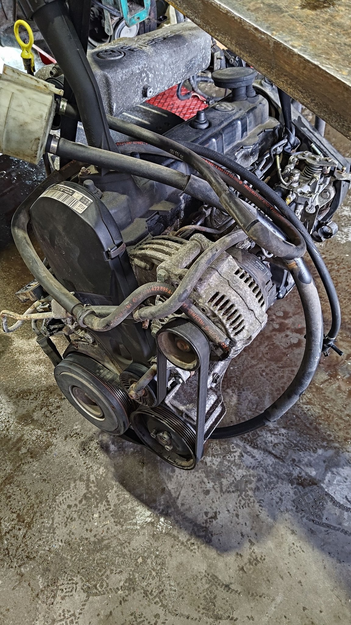 Motorblok motor T4 AAB 2.4D, Gebruikt, -, Volkswagen, -