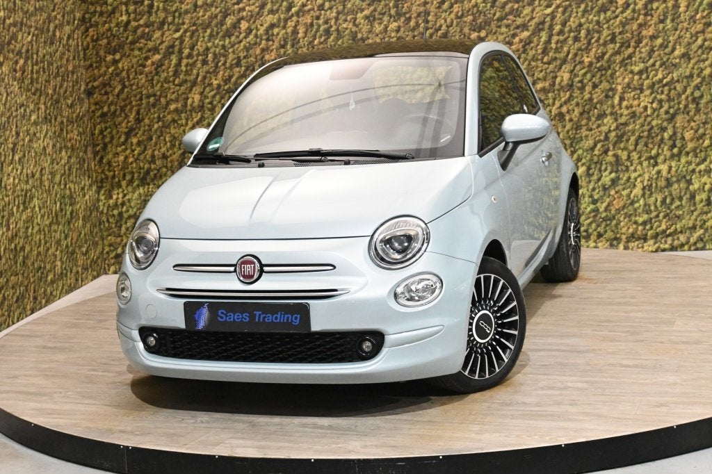 Fiat 500 1.0 Hybr. Launch Ed. | ClimateCntrl | PDC | Carplay, Auto's, Voorwielaandrijving, Gebruikt, 4 stoelen, Leder en Stof