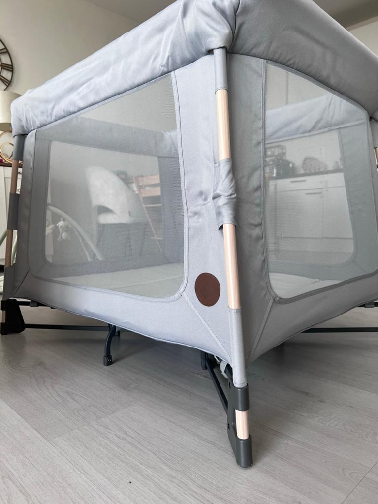 Maxi Cosi Swift 3-in-1 campingbedje/reiswieg/box Beyond Grey, Ophalen, 70 tot 85 cm, Zo goed als nieuw, Minder dan 140 cm