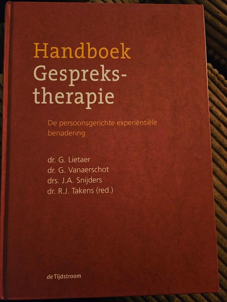 Handboek Gesprekstherapie - Persoonsgerichte benadering, Boeken, Ophalen of Verzenden, Gelezen, Klinische psychologie, G. Lietaer, G. Vanaerschot, J.A. Snijders, R.J. Takens (red.)