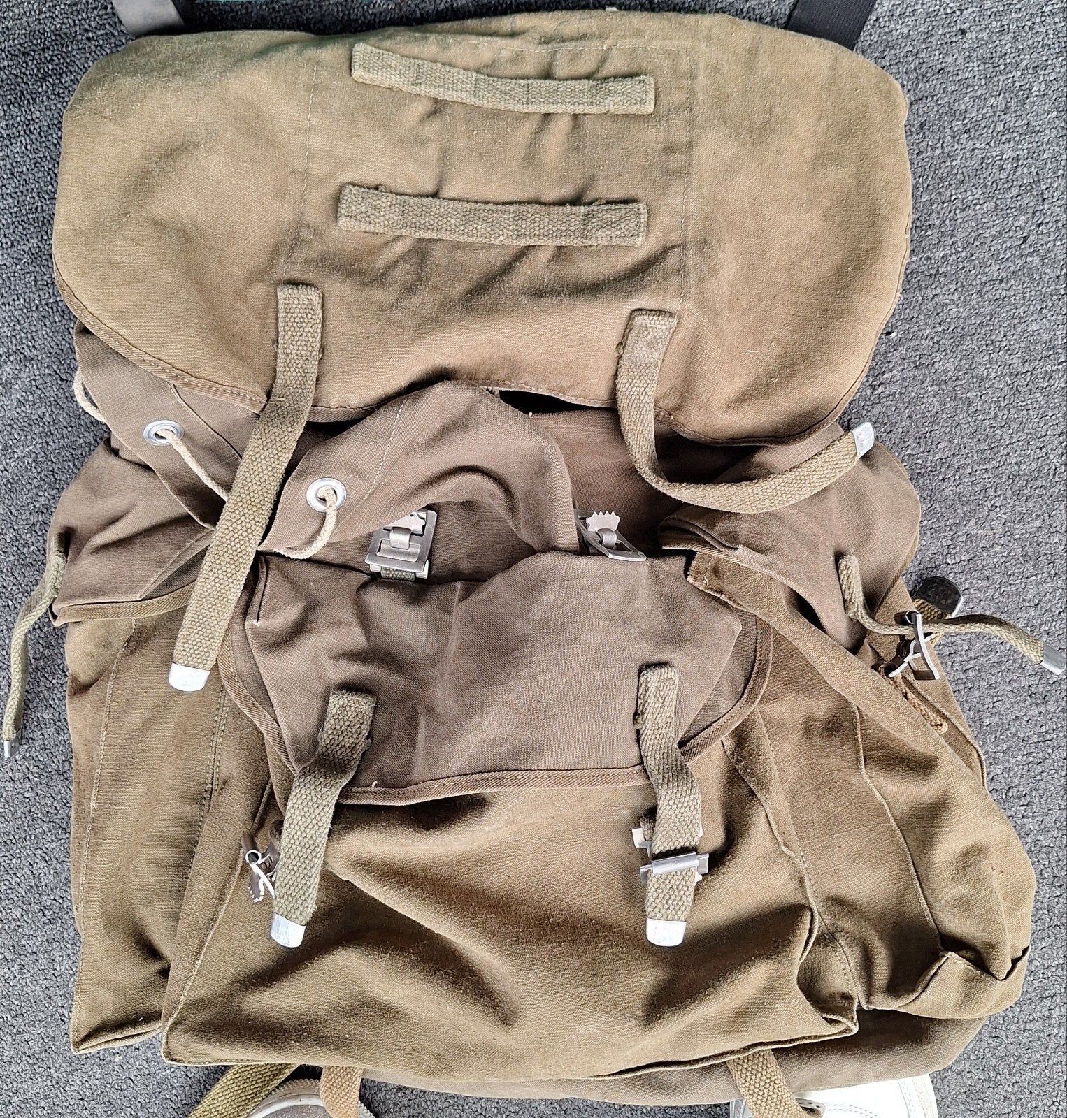 Vintage Militair Rugzak - Landmacht Stijl Duits 60-70 Jaren, Ophalen, Landmacht, Duitsland, Overige typen