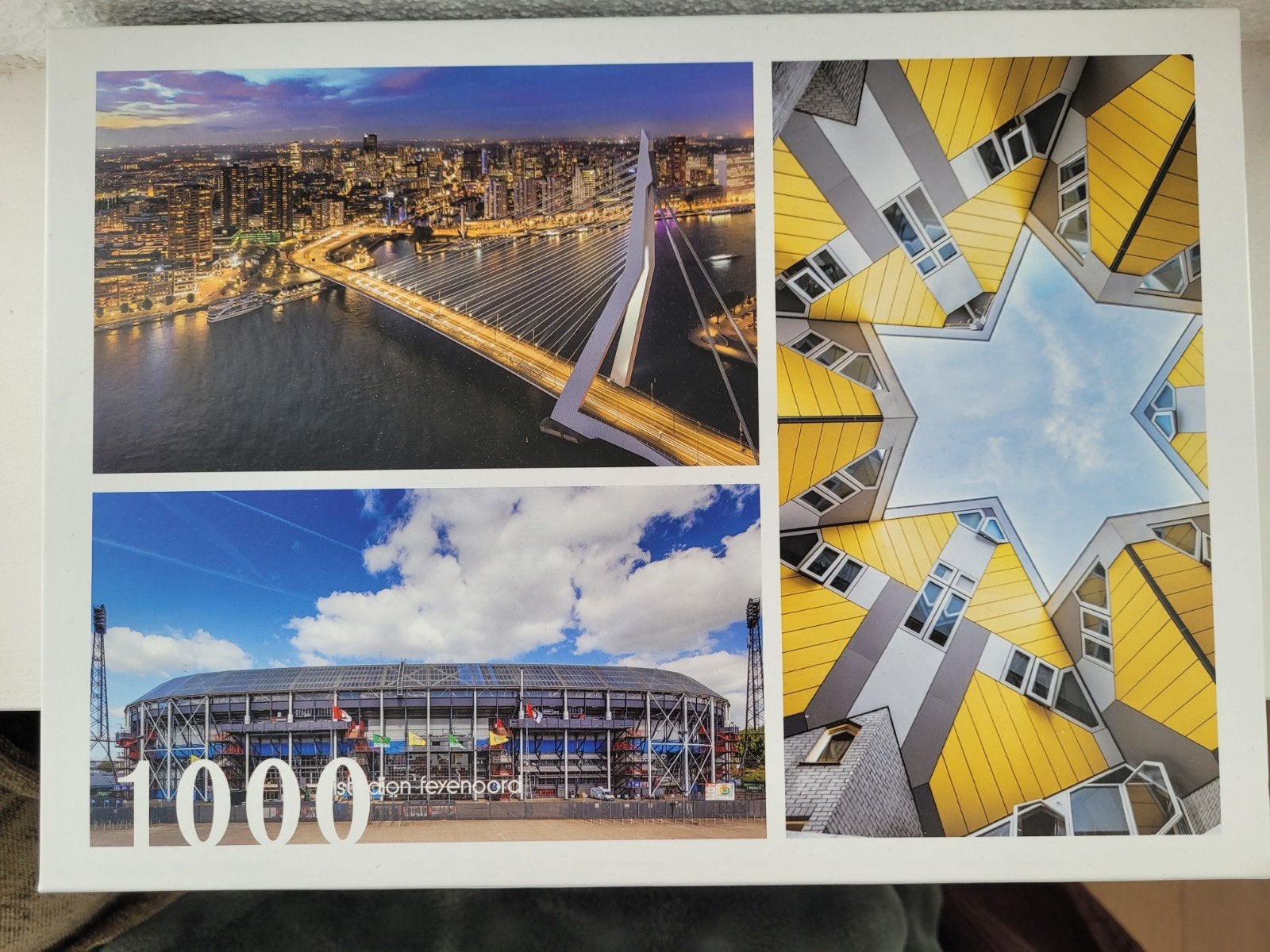 Puzzel Rotterdam 1000 stukjes, Ophalen of Verzenden, 500 t/m 1500 stukjes, Zo goed als nieuw, Legpuzzel