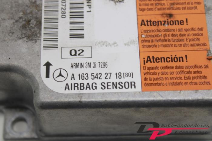 Airbag Module van een Mercedes ML-Klasse, Gebruikt, -, Ophalen of Verzenden, -