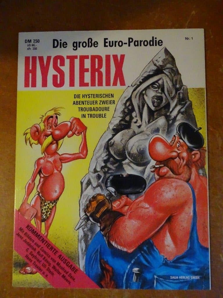 Asterix en Hysterix Duitse Parodie, Eén stripboek, Ophalen, Gelezen