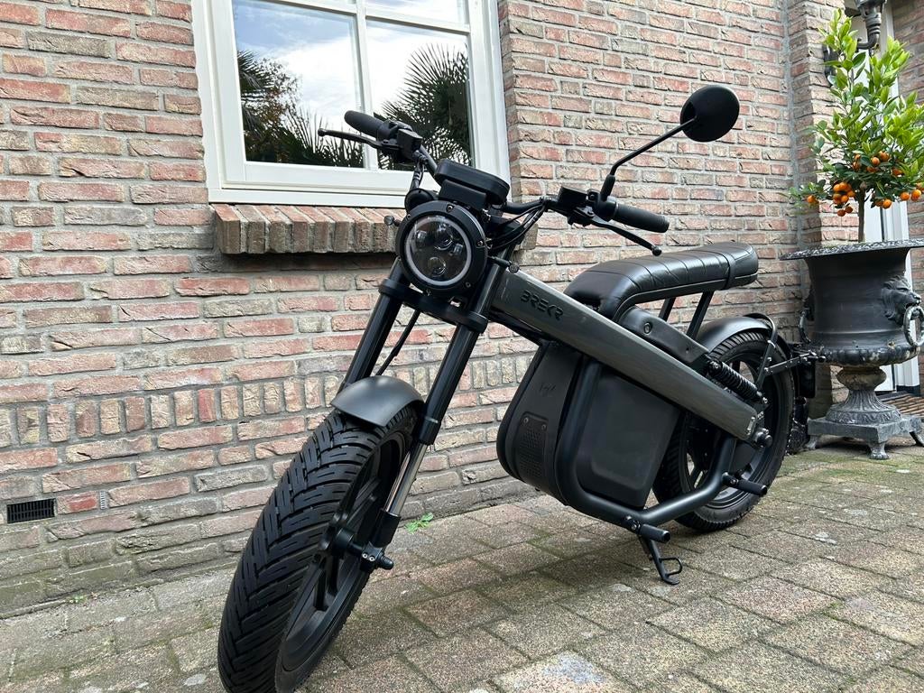 Brekr B4000 elektrische brommer - dubbele accu - 45 km/h, Ophalen, Gebruikt, Overige merken