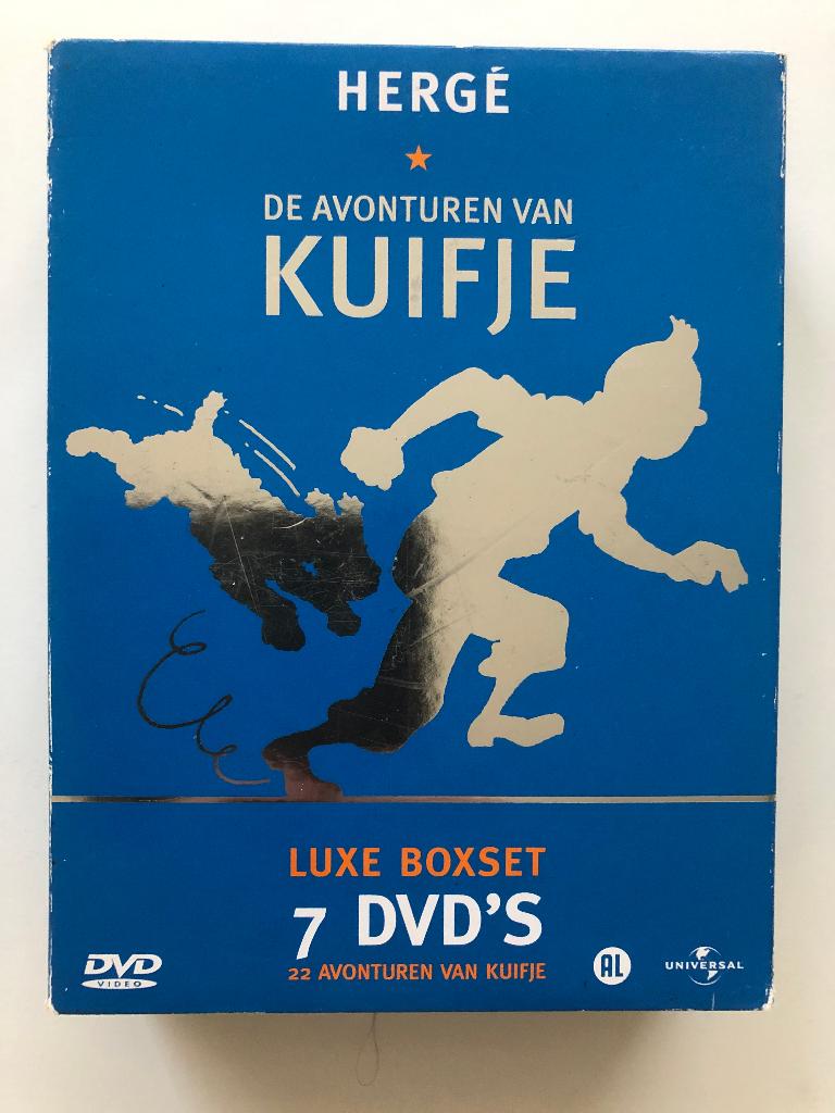 Avonturen van Kuifje (7 DVD), Cd's en Dvd's, Dvd's | Tekenfilms en Animatie, Europees, Tekenfilm, Verzenden, Alle leeftijden