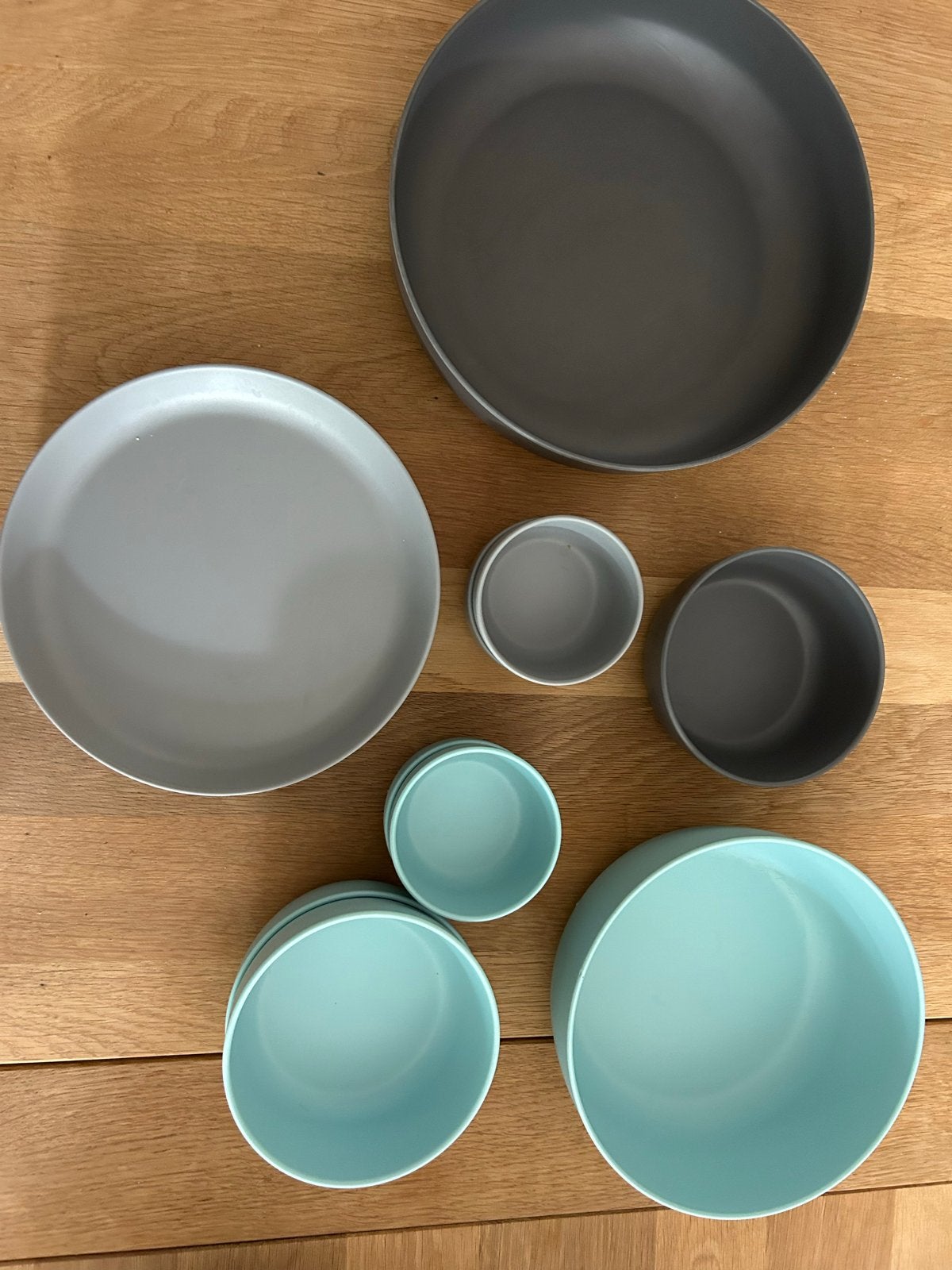 18-delig AH servies voor buiten - Zo goed als nieuw, Kunststof, Ophalen of Verzenden, Zo goed als nieuw, Albert Heijn