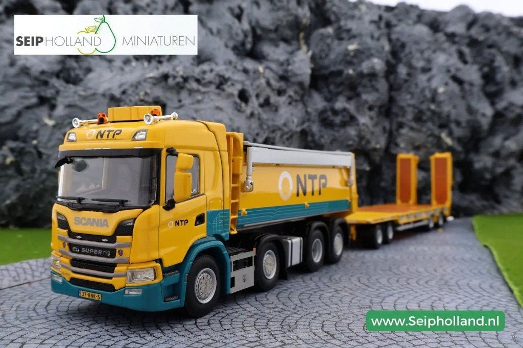 WSI NTP Scania G normal tippertruck 8x2 lowloader, Info@seipholland.nl, NL, Nieuw, Ophalen of Verzenden