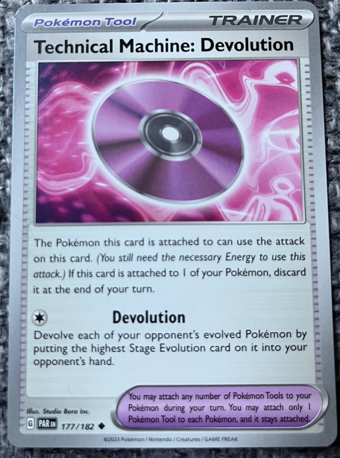 Trainerkaart van Technical Machine: Devolution •Paradox Rift, Verzenden, Nieuw, Losse kaart