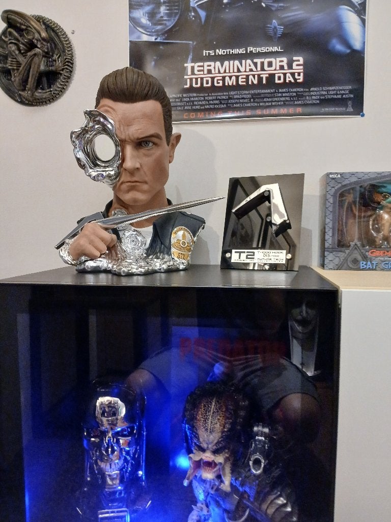 Terminator Life size hook Futuretechcollectibles, Verzamelen, Ophalen of Verzenden, Zo goed als nieuw, Film, Beeldje, Replica of Model
