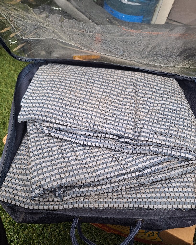 Tenttapijt caravan, Ophalen, Gebruikt