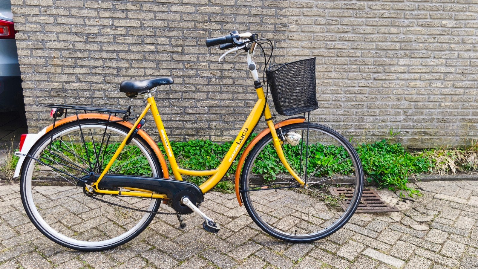 Damesfiets met mandje, Gebruikt, (Extra) lage instap, 50 tot 53 cm, Trommelrem