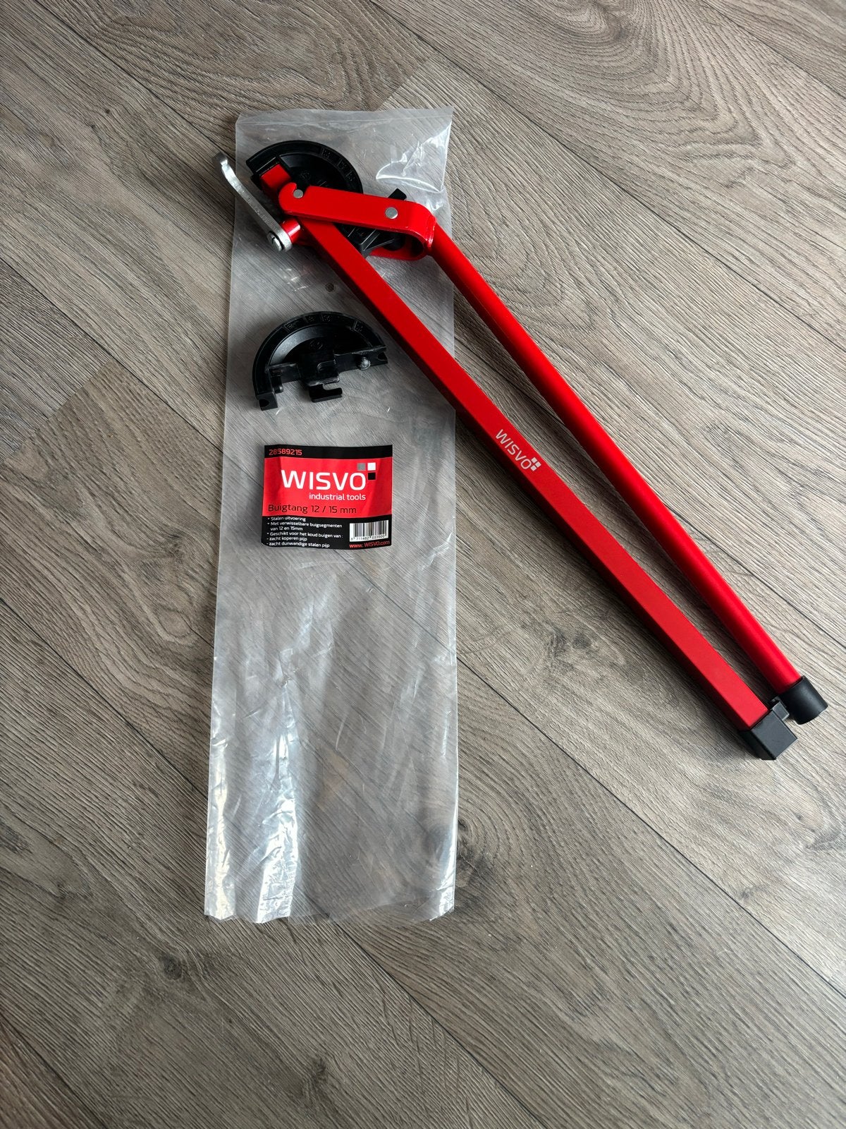 WISVO Buigtang 12/15 mm - 1 x gebruikt, Doe-het-zelf en Verbouw, Gereedschap | Handgereedschap, Ophalen, Nieuw, Overige typen