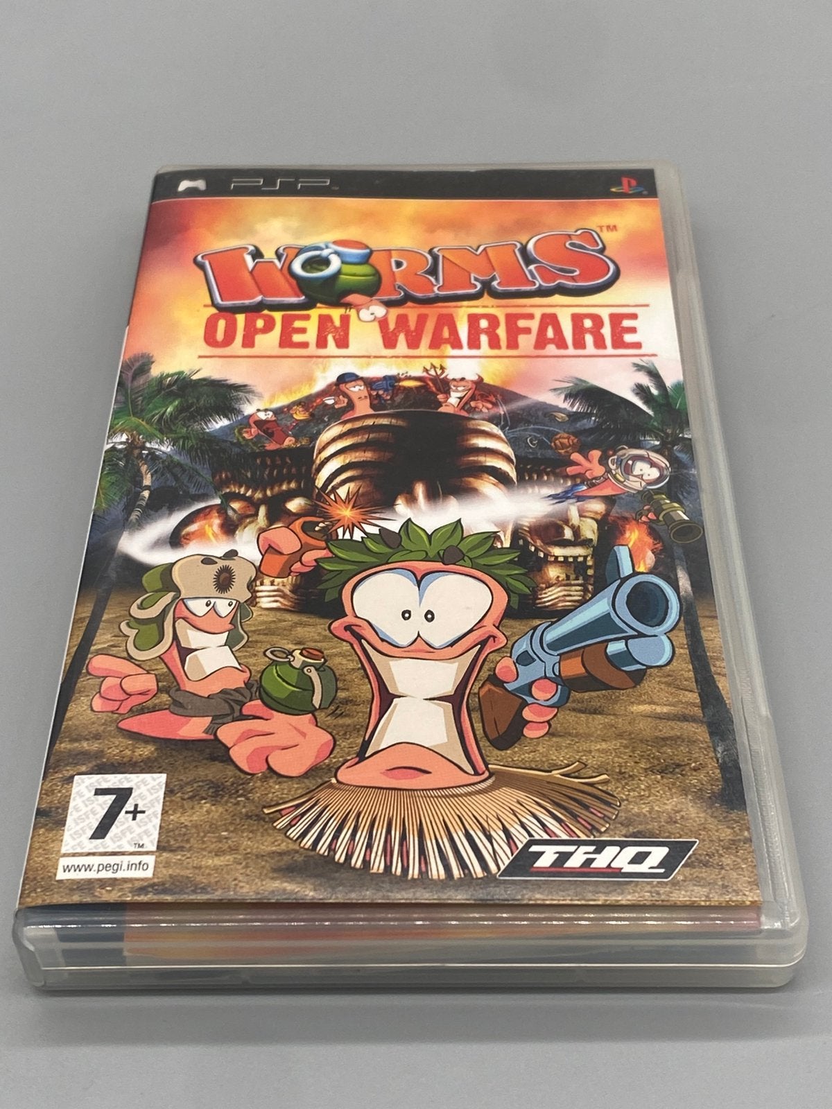 Worms Open Warfare - PSP PlayStation Portable - Compleet THQ, Avontuur en Actie, Gekoppelde computers, 2 spelers, Ophalen of Verzenden