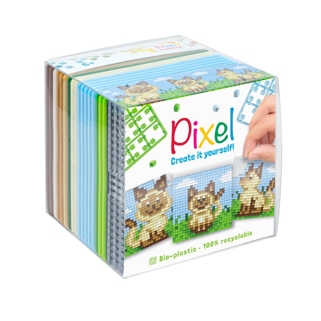 Pixelhobby kubusset 29021 katten 6,2 x 6,2 cm, ., Dieren, Nieuw, Ophalen of Verzenden