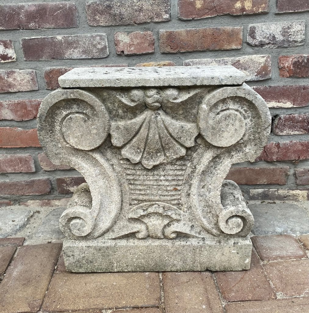Franse kalksteen Ornament, Tuin en Terras, Ophalen, Gebruikt, Steen, Overige typen