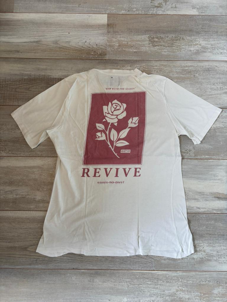 Ashes To Dust T-Shirt | S, Kleding | Heren, T-shirts, Ophalen of Verzenden, Zo goed als nieuw, Maat 46 (S) of kleiner, Wit