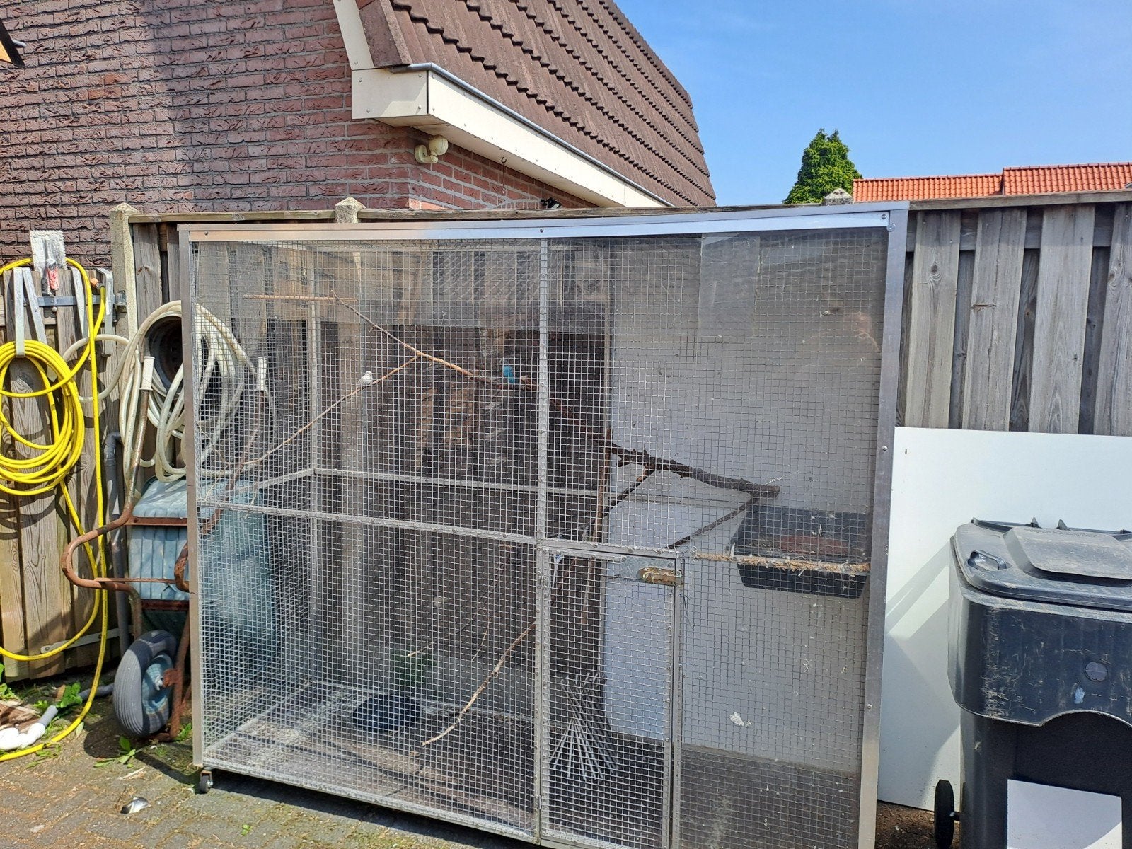 voliere  aluminium op wielen, Dieren en Toebehoren, Ophalen, Aluminium, Volière