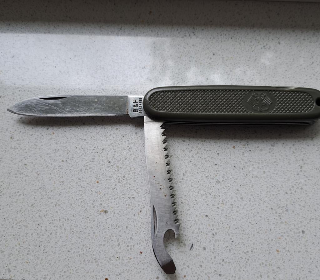 B&H Deutsche Bundeswehr mes zakmes, Ophalen of Verzenden, Gebruikt