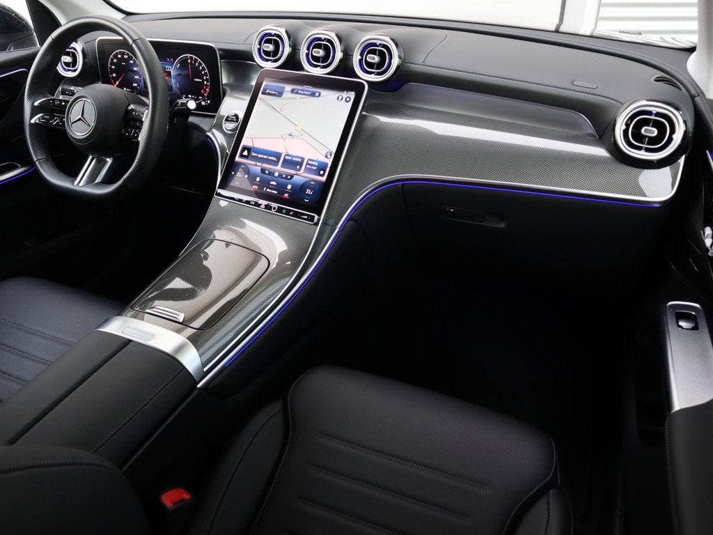 Mercedes-Benz GLC-klasse 400 e 4MATIC AMG line, Auto's, Mercedes-Benz, Gebruikt, 4 cilinders, Blauw, Vierwielaandrijving