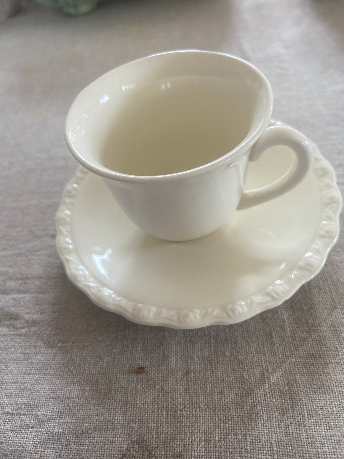 6 Myott Espresso kopjes en schotels - Vintage, Ophalen, Gebruikt, Overige merken, Keramiek