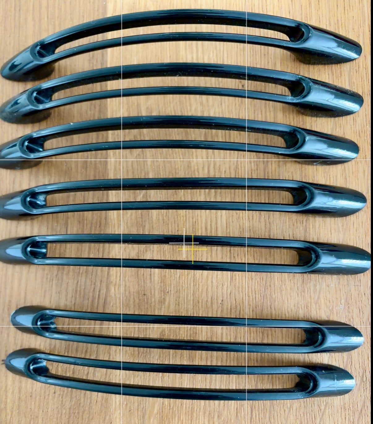 Te koop, Luxe Metalen hand greepjes Zwart, Minder dan 50 cm, Zwart, Ophalen of Verzenden, Zo goed als nieuw