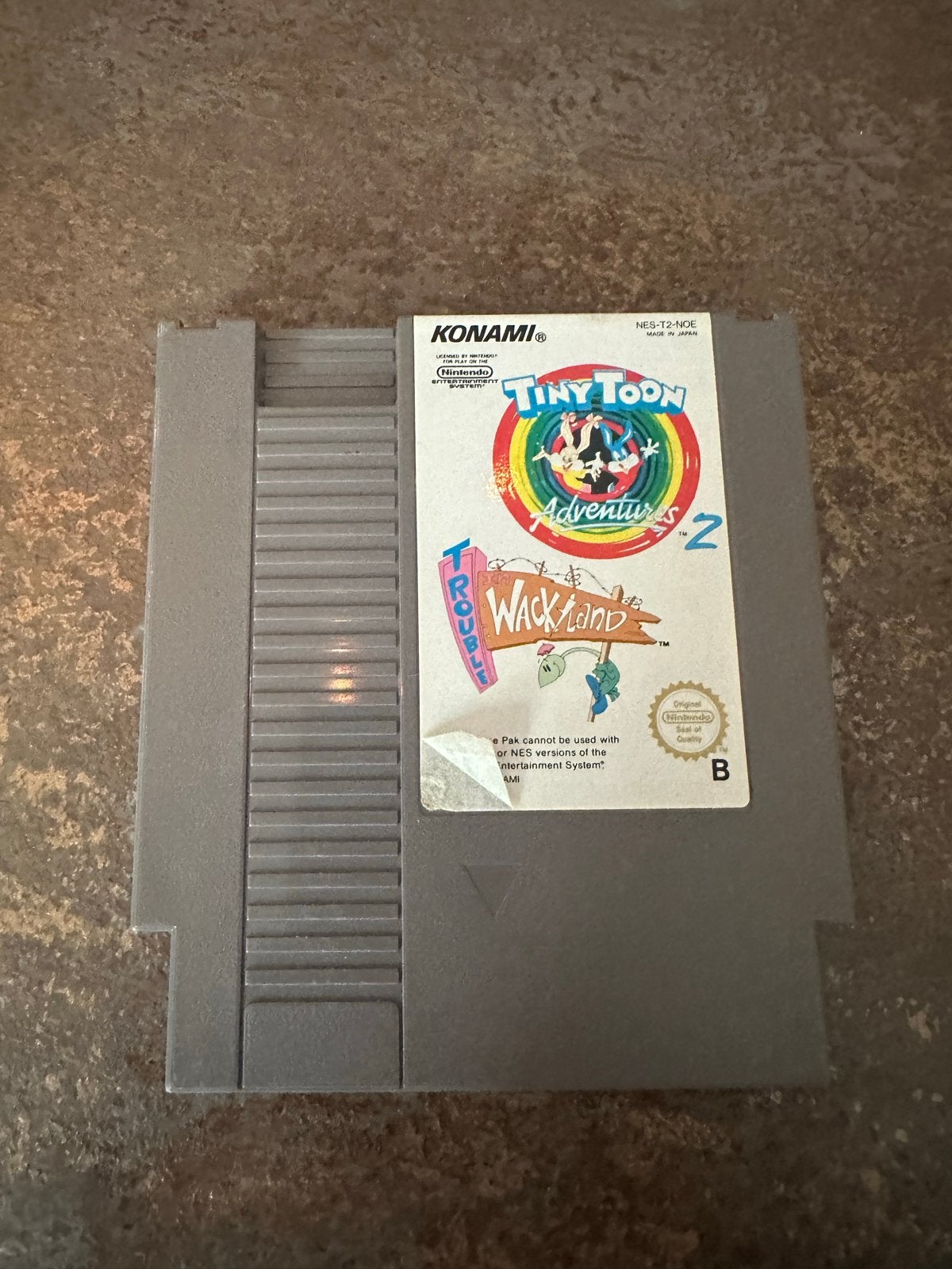 Tiny Toon Adventures 2: Trouble in Wackyland (NES), Gebruikt, 1 speler, Ophalen of Verzenden, Vanaf 3 jaar