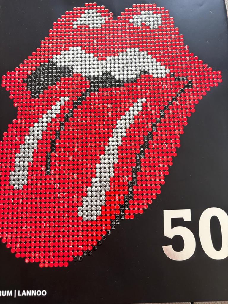 The Rolling Stones boek 50 jr bestaan jubileum editie, Boeken, Ophalen of Verzenden, Zo goed als nieuw, Artiest