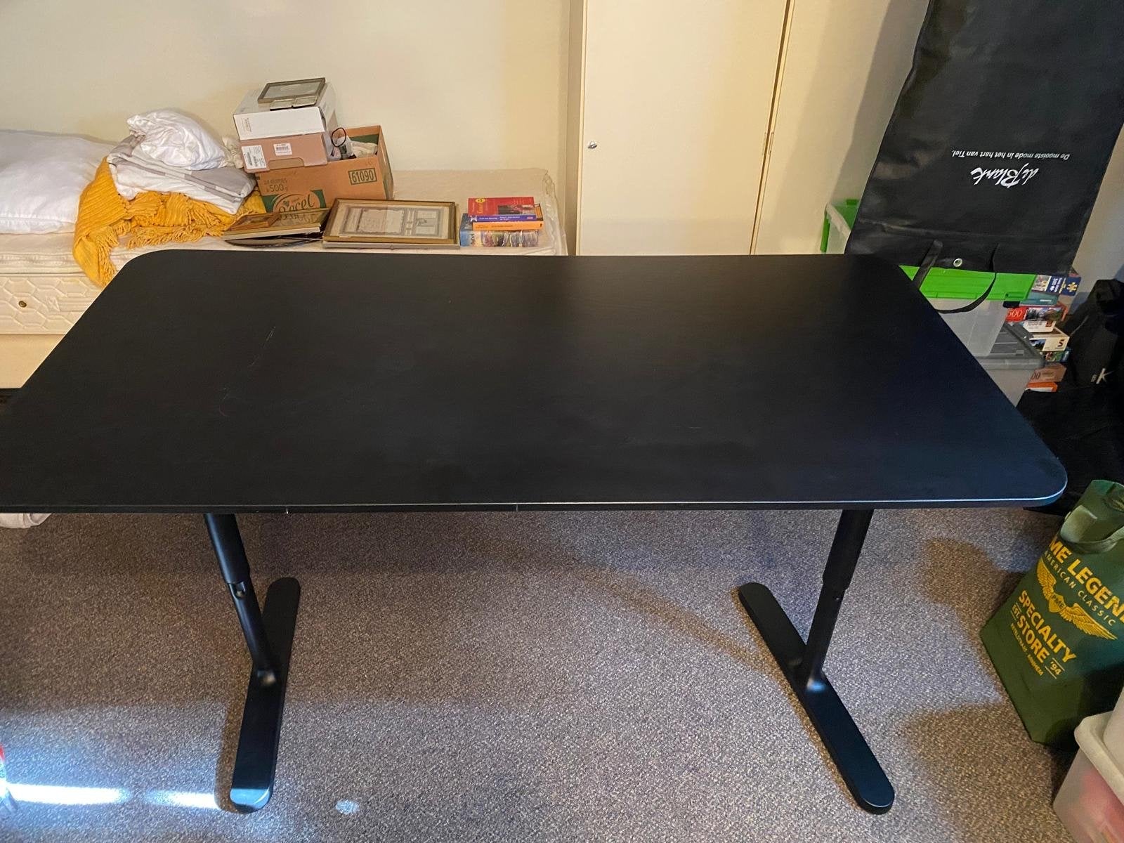 Ikea Bekant bureau 160x80cm, Ophalen, Gebruikt, IKEA, Modern