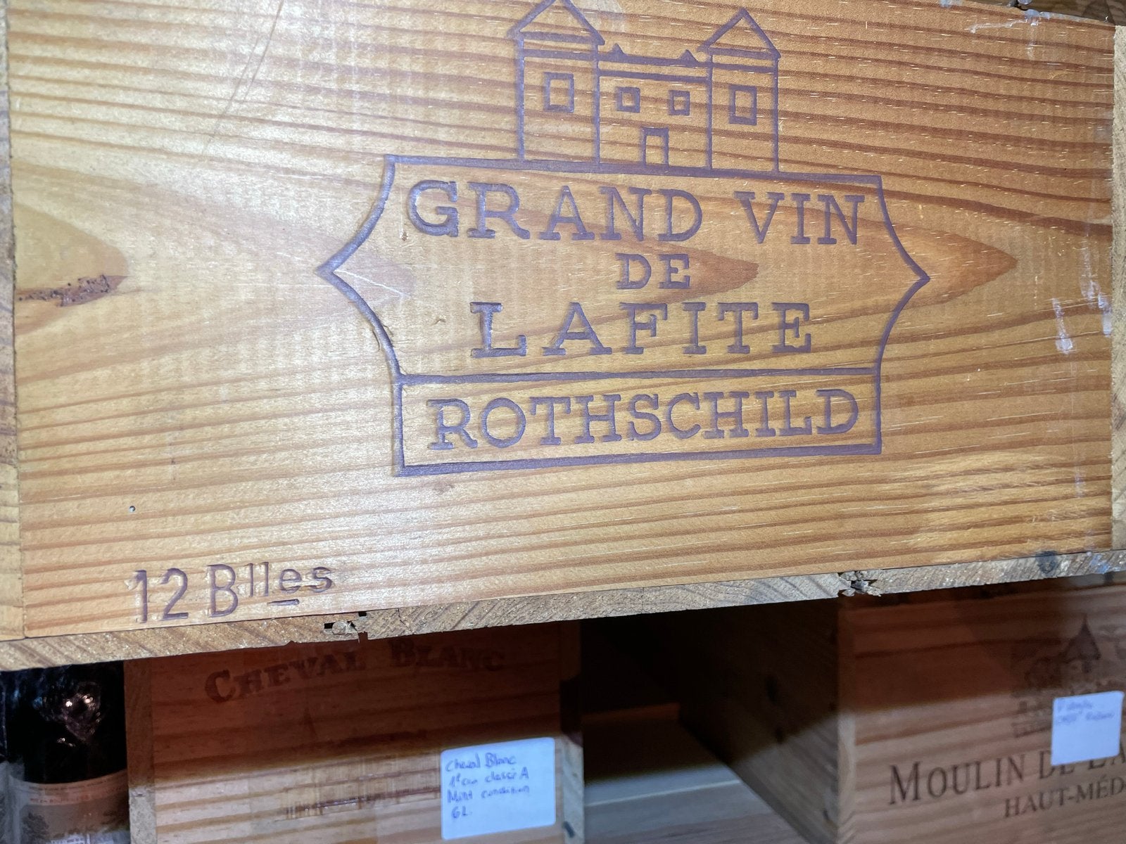 Château Lafite Rothschild 1972 - 1 fles, Verzamelen, Frankrijk, Ophalen of Verzenden, Zo goed als nieuw, Rode wijn