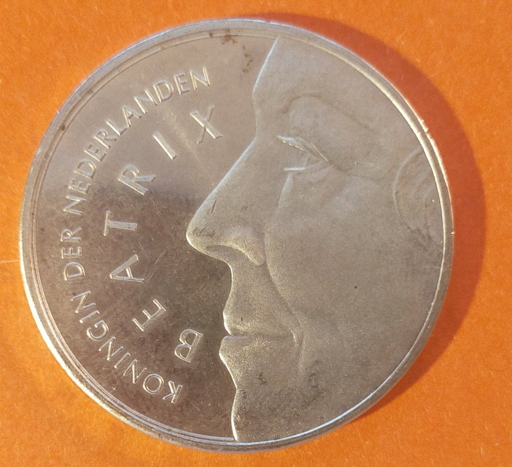 50 gulden 1991, Postzegels en Munten, Munten | Nederland, Koningin Beatrix, Zilver, Ophalen of Verzenden, Losse munt