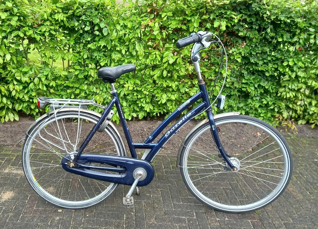 Damesfiets 57 cm frame, Fietsen en Brommers, Fietsen | Dames | Damesfietsen, Ophalen, Gebruikt, Versnellingen, 56 cm of meer