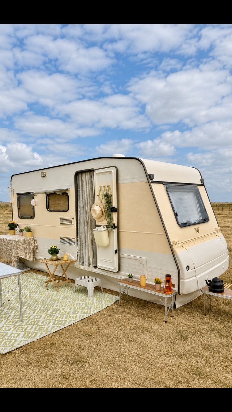 King Tec 415. 4/5 pers met stapelbed. groot onderhoud gehad, T.E.C., Rondzit, Bedrijf, Dwarsbed