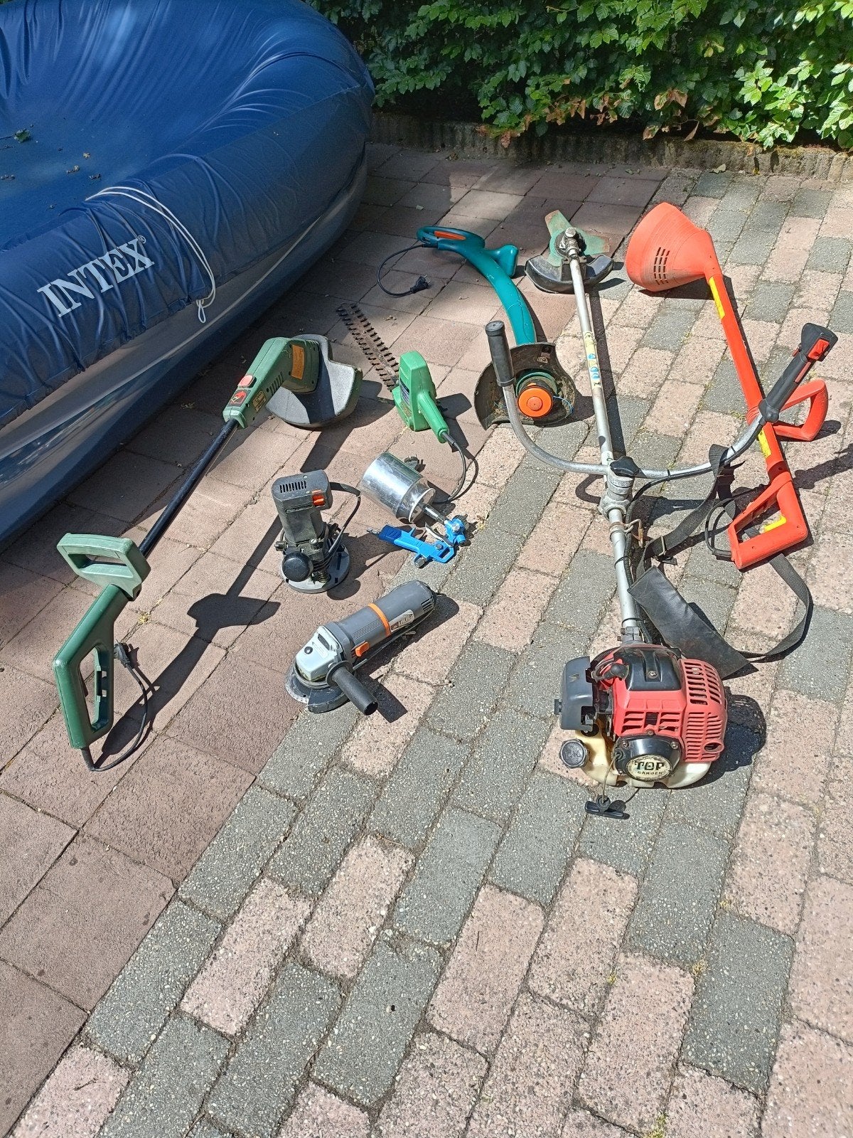 8 stuks gereedschap een koop, Tuin en Terras, Ophalen, Benzine