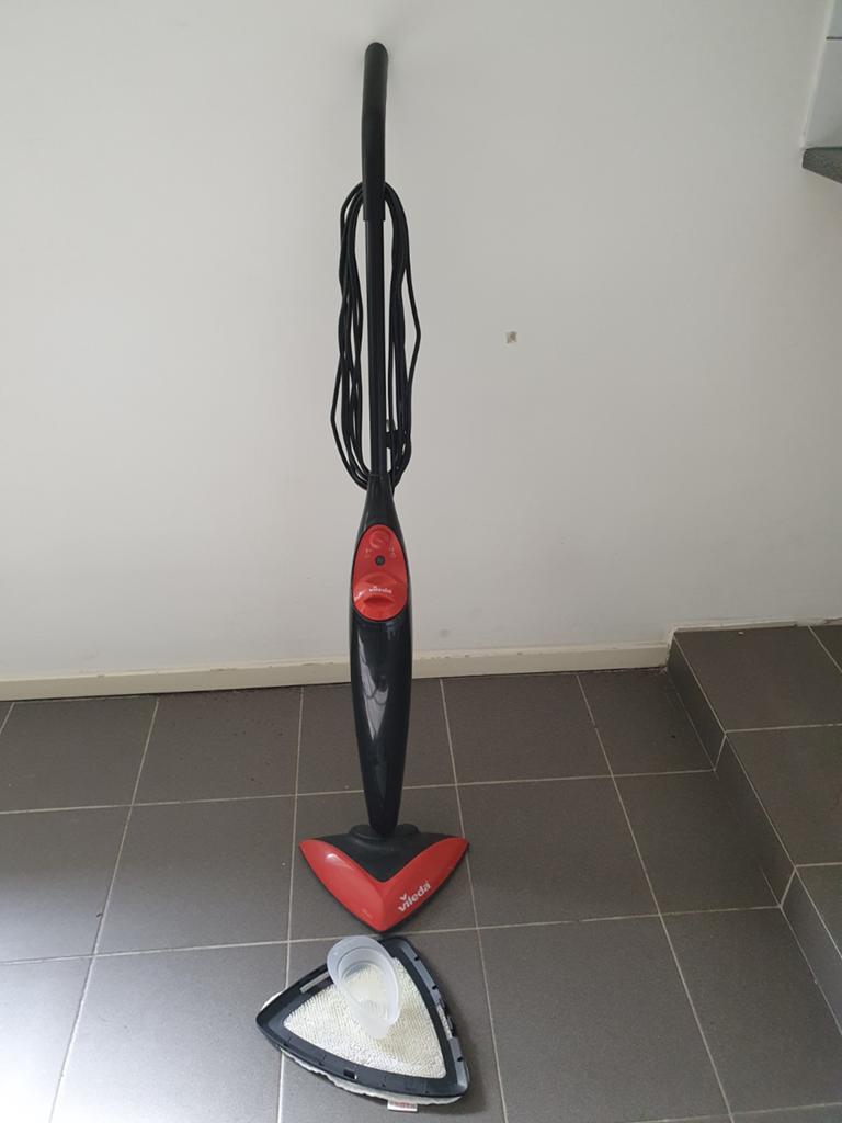 Vileda Stoomreiniger - Zo goed als nieuw, Witgoed en Apparatuur, Stofzuigers, Ophalen, Overige merken, Geschikt voor harde vloeren