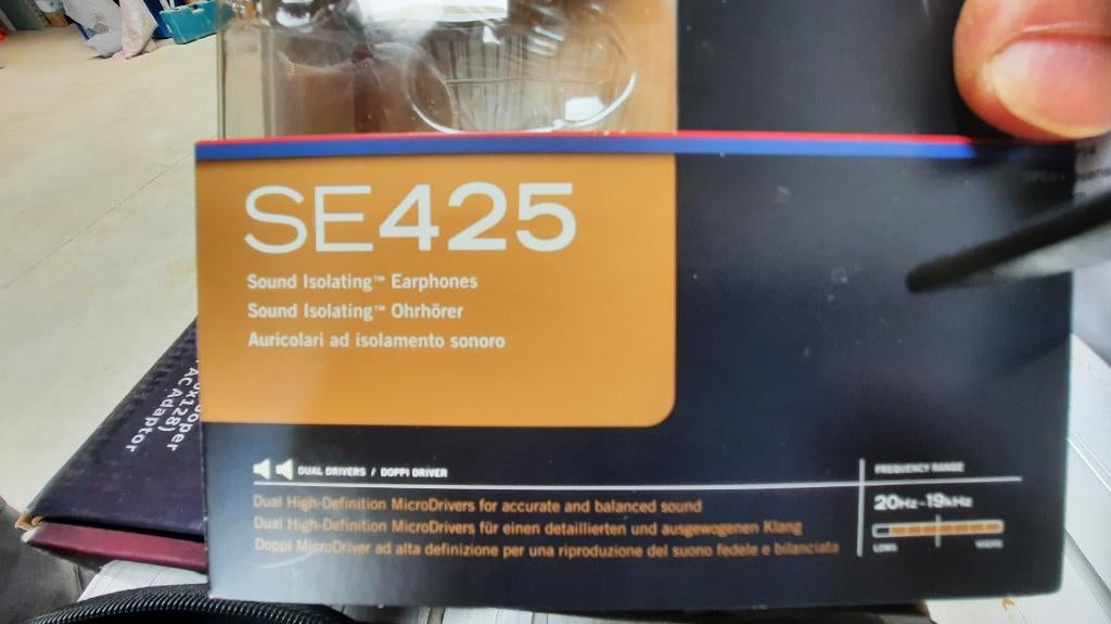 Earphones SE 425, Ophalen of Verzenden, Zo goed als nieuw, Volume