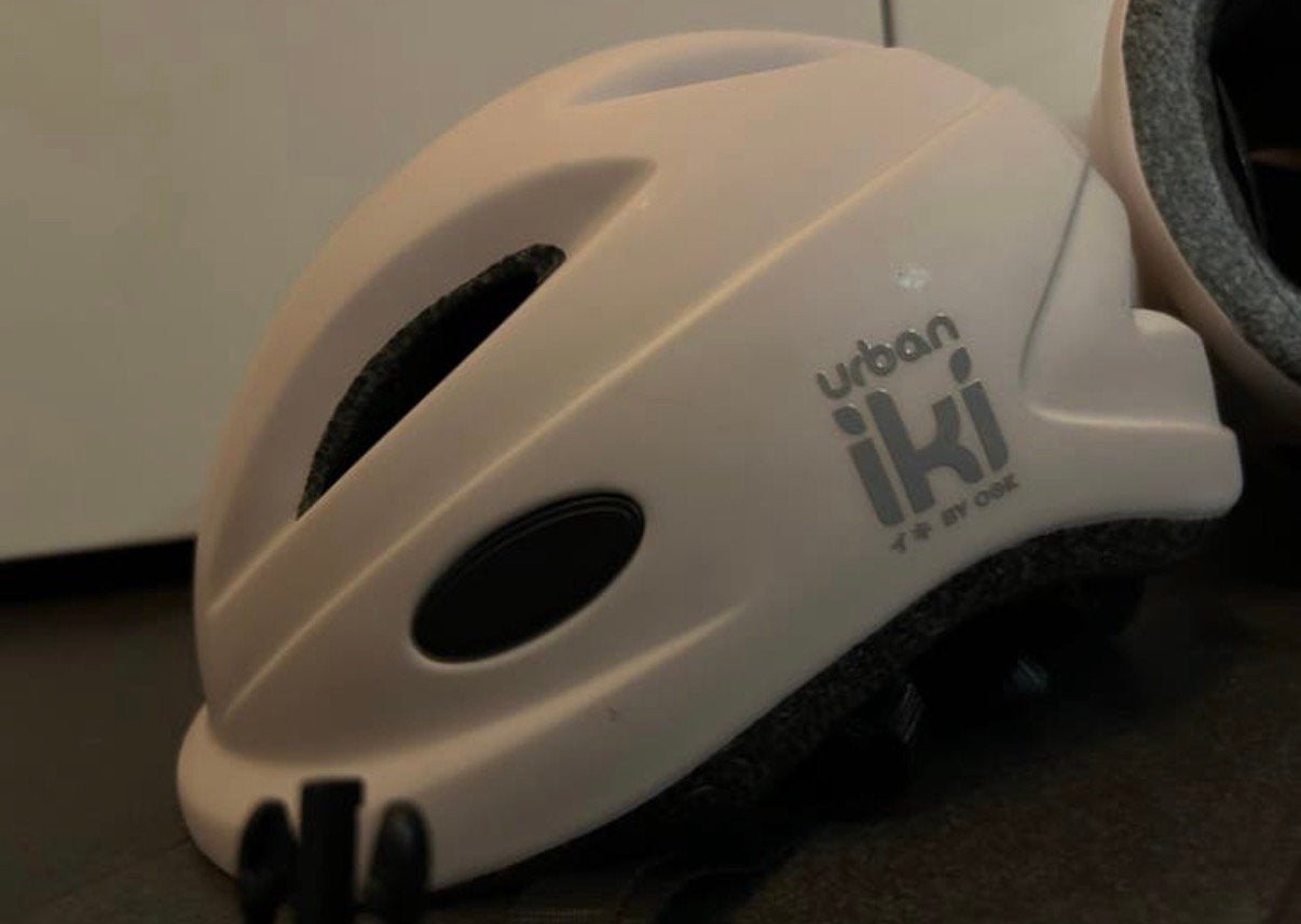 Fietshelm xs urban iki, Fietsen en Brommers, Fietsaccessoires | Fietshelmen, Ophalen of Verzenden, Zo goed als nieuw, XS, Meisje