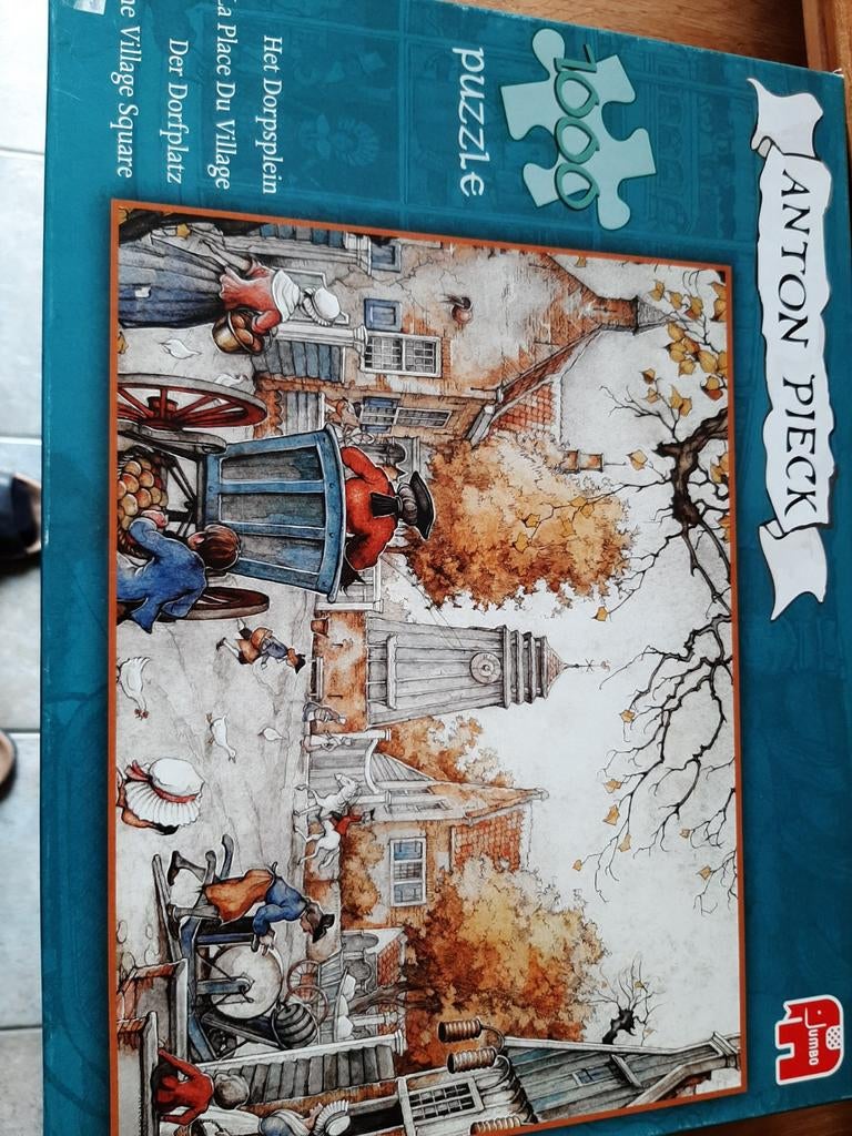 Puzzel Anton pieck van Jumbo, Hobby en Vrije tijd, Ophalen, 500 t/m 1500 stukjes, Zo goed als nieuw