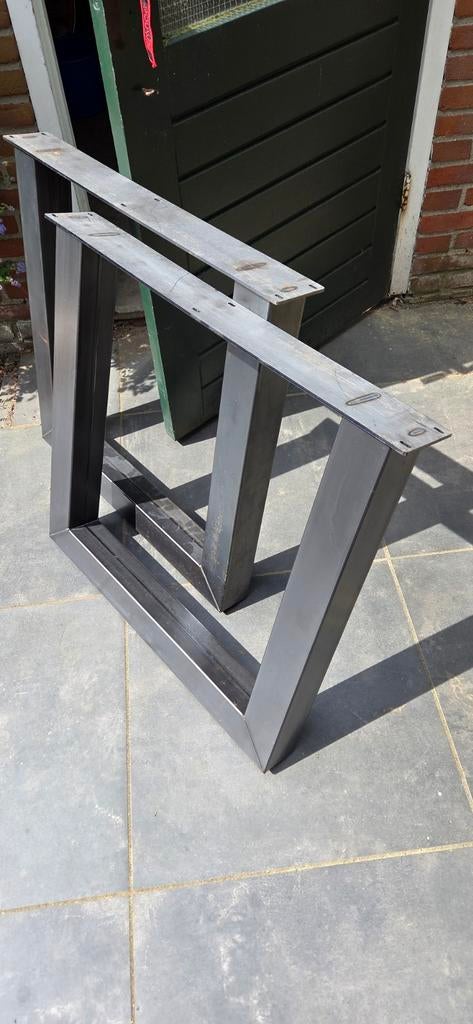 Metalen tafelpoten - set van 2, Ophalen, Tafelpoot, 50 tot 100 cm, 50 tot 100 cm