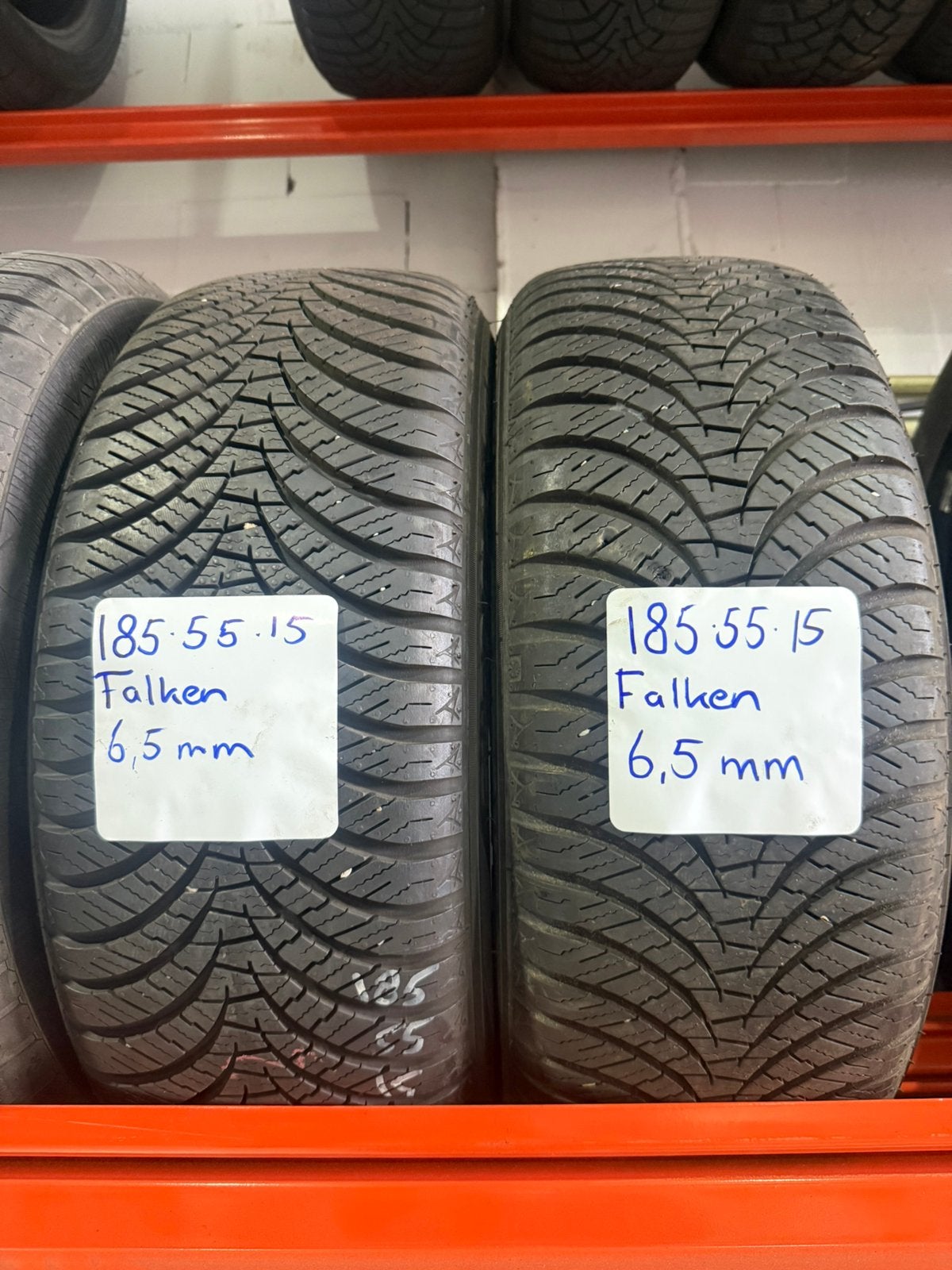 2 x Falken AllSeason Banden 185/55R15, Ophalen, Gebruikt, 15 inch, Zandzuigerstraat 36