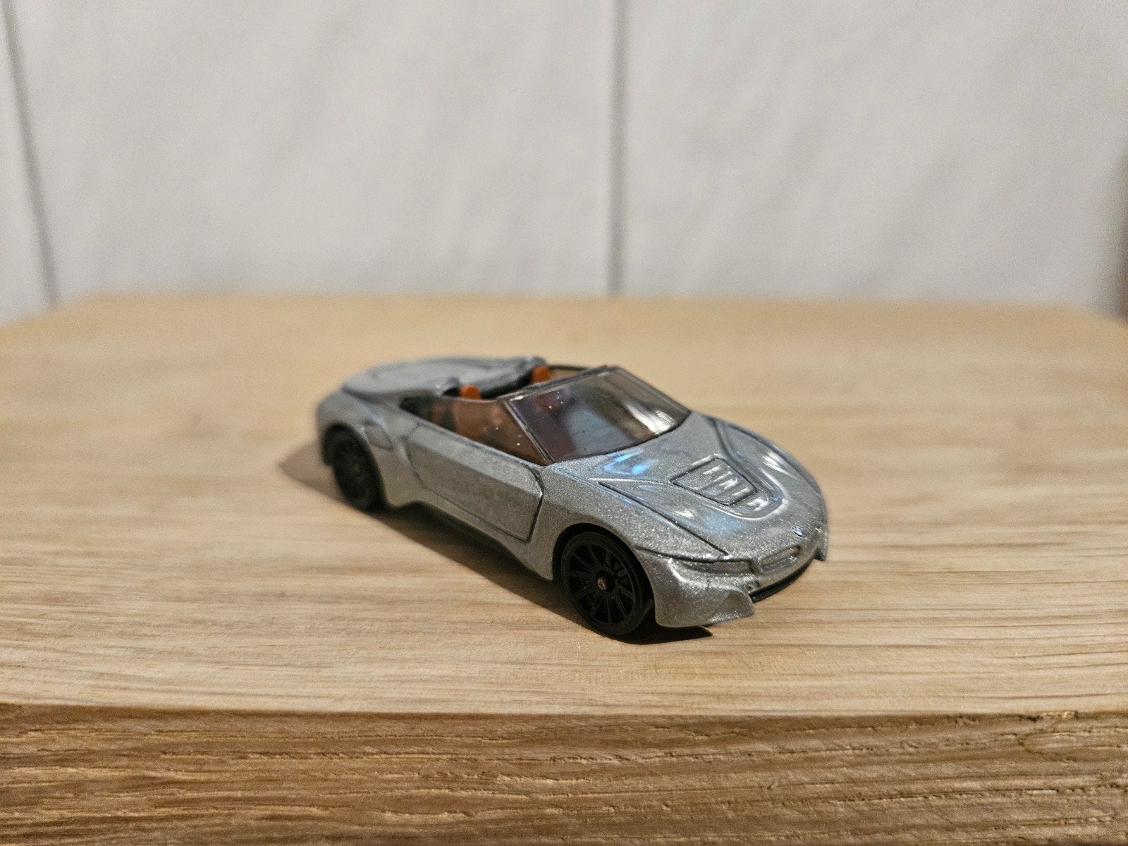 Hotwheels Hot Wheels BMW I8 Roadster Grijs, Hobby en Vrije tijd, Ophalen of Verzenden, Zo goed als nieuw, Auto